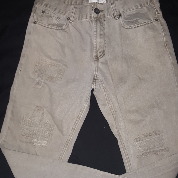 Grey distressed jeans - Picture 2 of 5